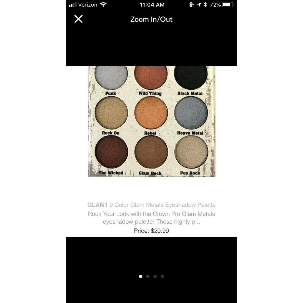 Sephora glam metals